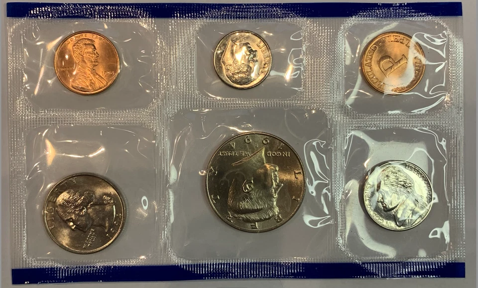 1994 United States Mint Set - Philadelphia & Denver Coins with Medals - Image 4 of 4