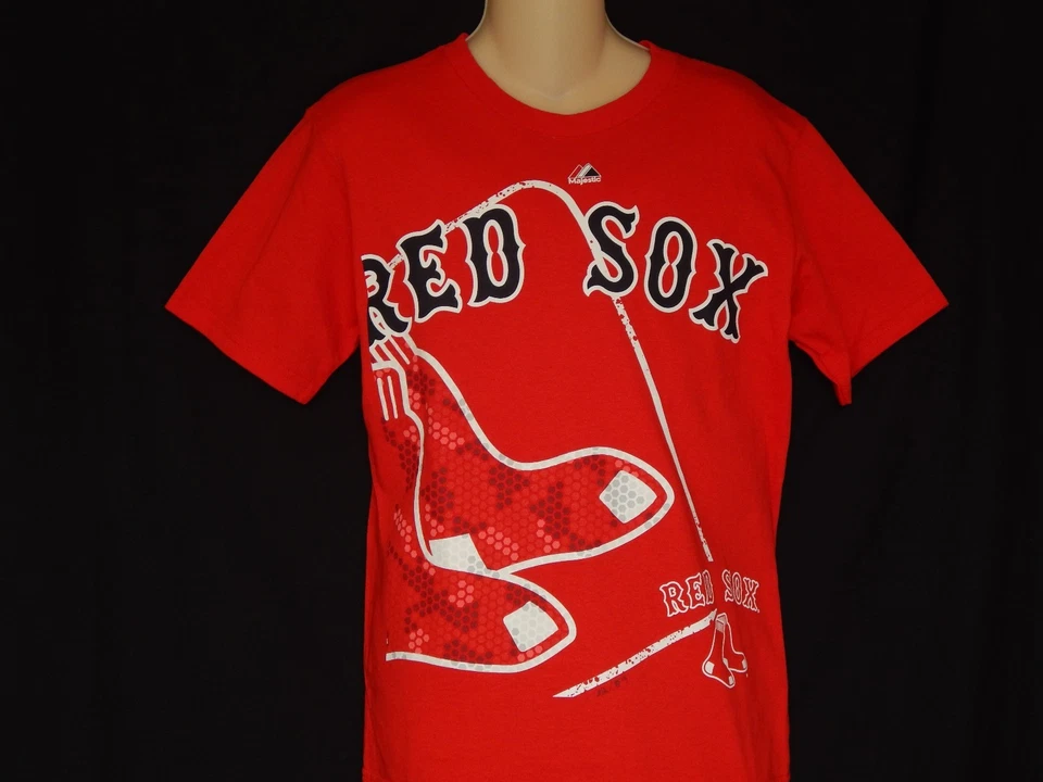 Boston Red Sox T-Shirt Boys Size L 14/16 XL 18/20 Red NEW Youth MLB Baseball - Image 4 of 4