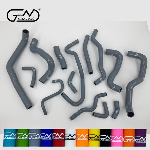 Silicone Radiator Coolant Hoses Fit Mini Cooper S MK2 R56 R57 1.6T Black 14Pcs - Foto 9 di 14