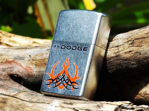 Dodge RAM Tribal Zippo Lighter - Grab Life By The Horns - Hemi V-8 - Trucks 1500