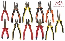 8" INCH PLIERS PLIER DIAGONAL SIDE CUTTING CUTTER LINEMAN LONG NOSE COMBINATION