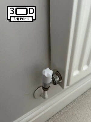 8 x Heizkörperventilkappen weiß - tolle Qualität - schöne Passform - einzigartig - All Star