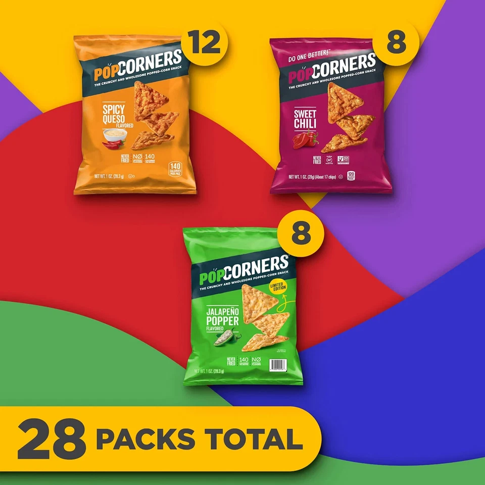 Popcorners Spicy Variety Pack Chips, 1 oz., 28 pk. - Image 3 of 4