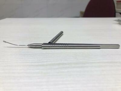 SS Snyder Osher IOL Cutter Forcipe Frammenti Lenti Rimozione Calibro 22 - Foto 7