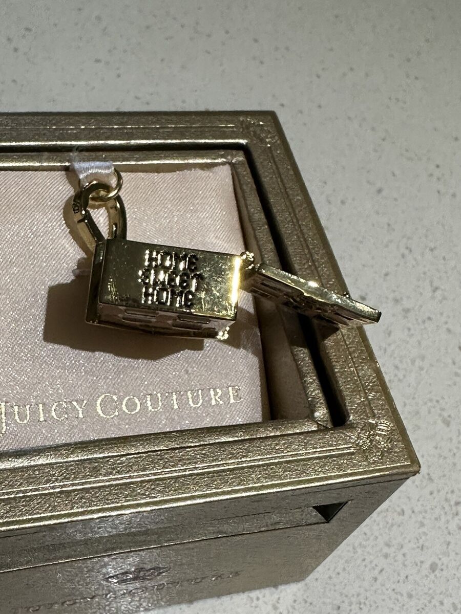 NWT RARE Juicy couture “home Sweet Home” Charm In Deluxe Box NWT RARE Juicy couture “home Sweet Home” Charm In Deluxe Box