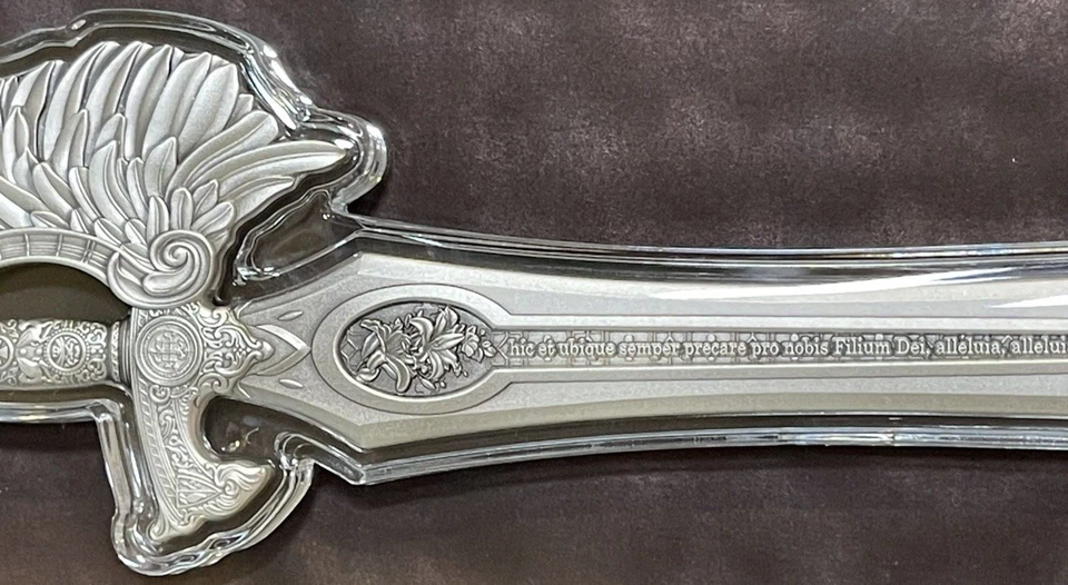2024 2.5 Oz 999 Silver "The Sword of St. Gabriel" Only 15,000 Minted in Hand!! - Image 4 of 4