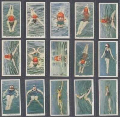 cigarette card sets CIGARETTE CARD SET ARDATH, SWIMMING, DIVING AND LIFE-SAVING 1937  (ID:985/AS700C)