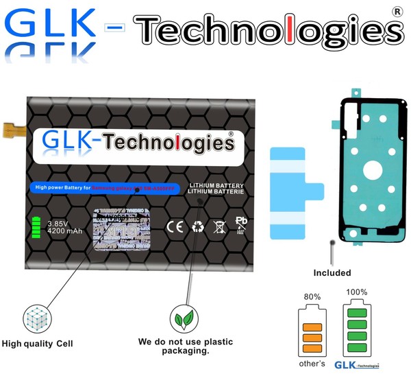 Glk Akku FüR Samsung Galaxy A50 SM-A505F EB-BA505ABU Batterie P R O Ohne Set-image