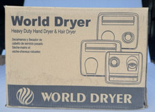 World Dryer Hand Hair Dryer 115 VAC 60 Hz 20A Cast Iron SEALED M1506 - 10558