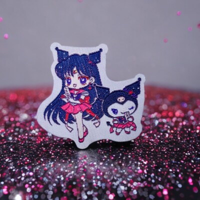 Iron On Patch - Sanrio Kuromi X Kawaii Sailor Red Mars Cute Patches US SELLER