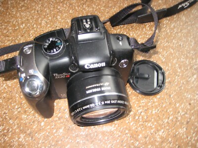 Canon PowerShot SX20 IS Digitalkamera Schwarz Gehäuse