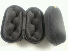 BLACK STORAGE CASE FOR Multi use 4.5"Long, ZIPPERED with FOAM Cushion INSIDE