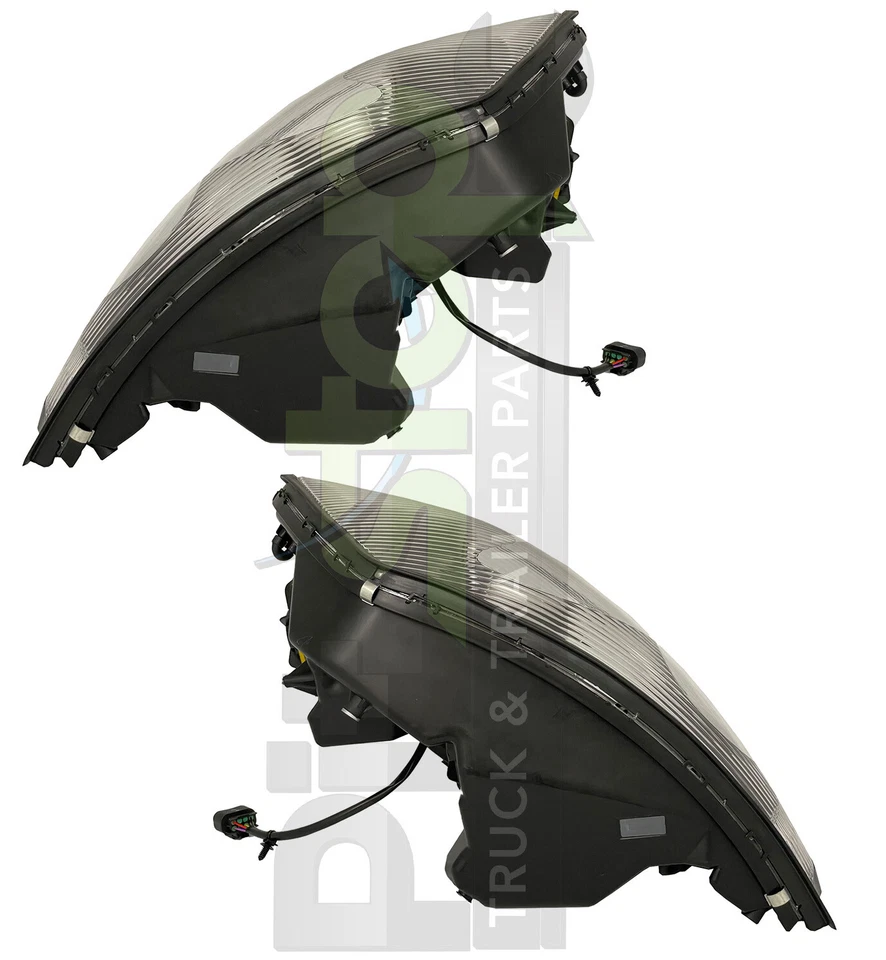 Volvo VNL 04-7 Black Projector Headlight Halogen Set Left Right Semi Truck Foto 3 de 4