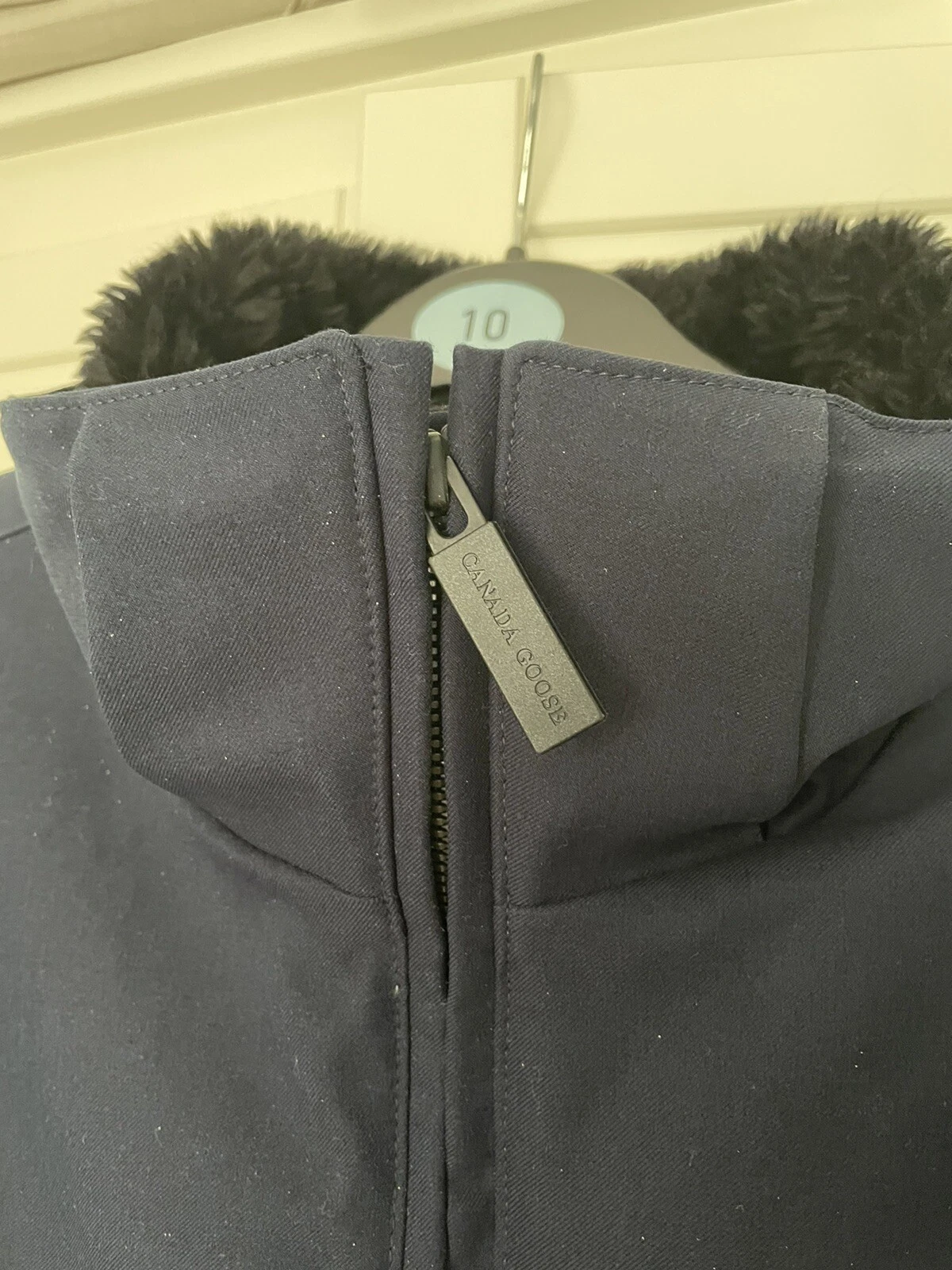 Parka Canada Goose Elrose Navy senza cappuccio ottime condizioni