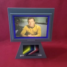 Star Trek Inspired View Screen Monitor as seen in Kirks Quarters with Sound