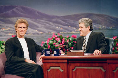 Actor Ted Danson During An Interview With On Jay Leno 1993 Tv Old Photo 1