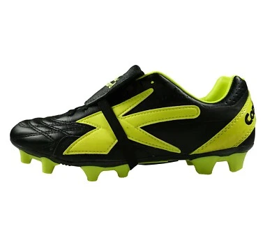 Concord Men's Soccer Cleats S160 XN Color Black/Green Leather