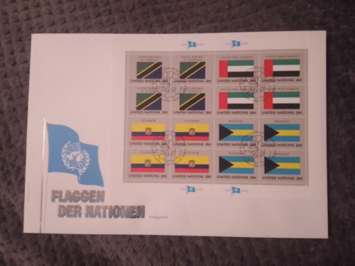 UNITED NATIONS FIRST DAY COVERS 1984 - FLAG SERIES No 01 - Afbeelding 1 van 7