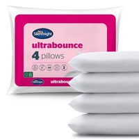 Silentnight Ultrabounce Pillows 4 Pack Soft Bouncy Supportive Hotel Comfort