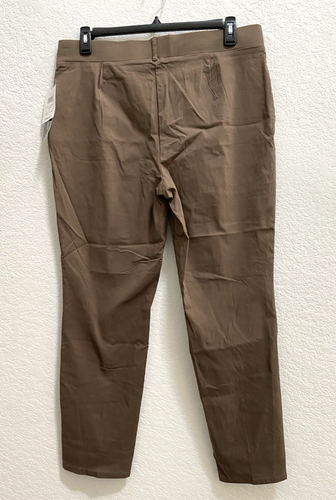 89th & Madison Women's Capri Pants Brown Stretch Pockets - Size XL - Picture 2 of 13