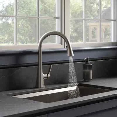 Kohler Guild K-R33912-VS Pull-Down Kitchen Sink Faucet 3-function Stainless New