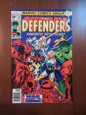 The Defenders #50 (Marvel Comics August 1977) Mid To High Grade