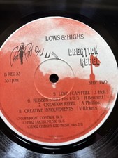 Creation Rebel Lows & Highs (Vinyl) 12" Album lp