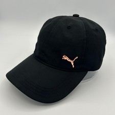 Puma Baseball Cap Metal Cat Logo Womens OS Black Athleisure Streetwear