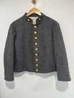 Reproduction Civil War Quartermaster Shop Gray Wool Officer She’ll Coat Eagle