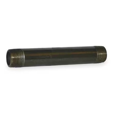 1-1/4'' Mnpt X 3 Ft. Tbe Black Pipe Sch 80, 90720