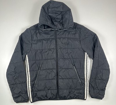 Adidas Piumino Giubbotto Winterjacke Schwarz Herren Regular S Mit Kapuze