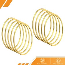 20 Pcs 3" Dream Catcher Rings Metal Macrame Wreath Floral Round Ring Hoop