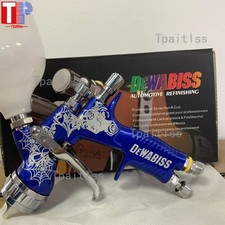 Blaue Spinnenpistole TE20 1.3mm Düse HVLP Auto-Lackwerkzeug Pistole für Devilbis