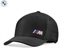 BMW Genuine M Collection Baseball Cap Black Adjustable Hat New