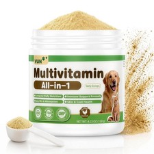 VUN Pet The Daily Dog Vitamins Supplements Multivitamin Powder for 30 Scoops