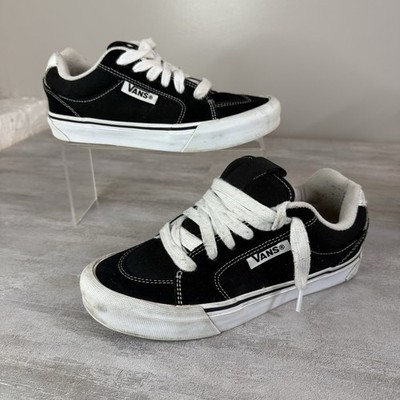 Vans Chukka Push Skate Shoes Men's Size 6 Black Suede White