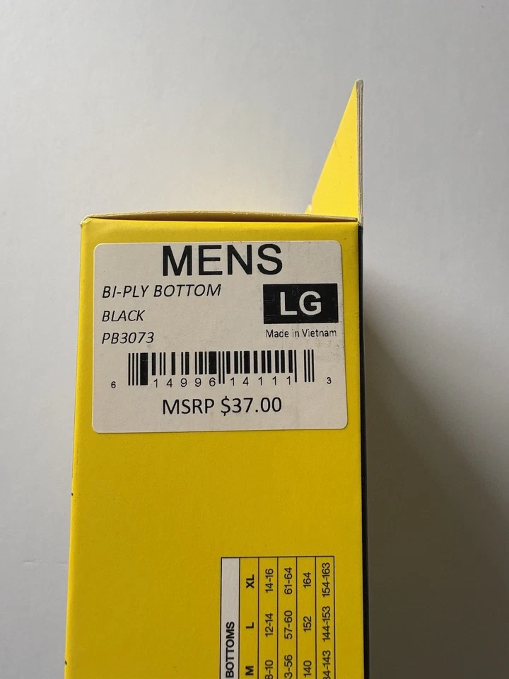 Capa base inferior bicapa grande de pimienta negra Hot Chillys para hombre Athleisure PB3073 Foto 4 de 4