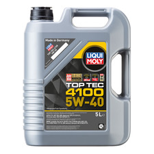Liqui Moly Top Tec 4100 5W-40 Fully Synthetic Low Friction Motor Engine Oil 5L 8.60 per litre