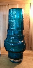 Whitefriars Kingfisher Hoop Vase