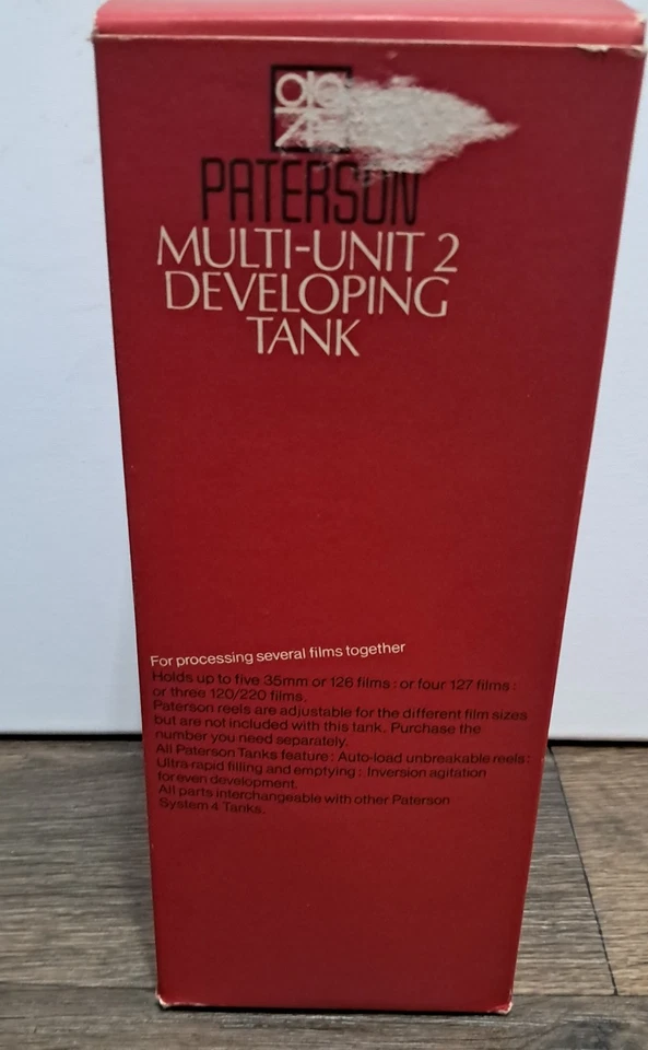 Vintage Paterson System 4 Multi-Unit 2 Developing Tank Film Photography - Image 2 of 4