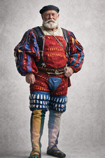 Renaissance German Landsknecht Outfit For Men-Medieval Festival Costume