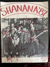 Sha Na Na Concert Poster Art  1987 ALL SIGNED