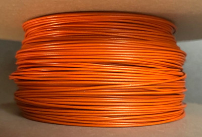 500  Ft. 22 AWG Gauge Tinned Copper Wire, Orange, PVC,  Hookup Cable USA
