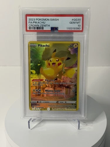 Pikachu #GG30/GG70 PSA 10 - Pokemon SWSH Crown Zenith Galarian Gallery