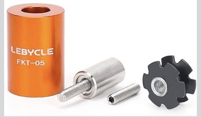 Fahrrad Steuersatz Sternmutter Montage Werkzeug Set 28,6mm Gabel Werkzeugset + extra Starnut