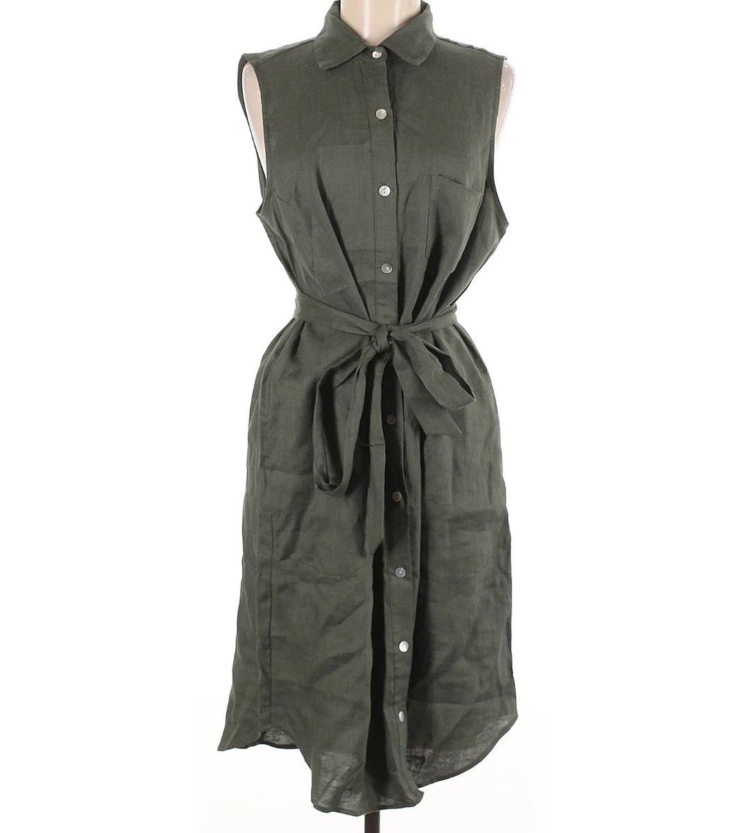 chinese dress ladies Karen Kane Women's Colorblock Shift Dress, XS, Oatmeal, 100% Linen main image 0