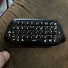 Wireless Chatpad Keyboard for Xbox One/Series X S Controller, Black / Tested