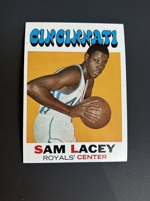 1971-72 Topps Basketball #57 Sam Lacey EX+ Stain Rookie Cincinnati Royals NM St.