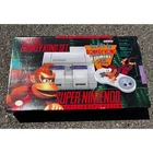 Nintendo Super NES Donkey Kong Set Box Only SNES paperwork Vintage