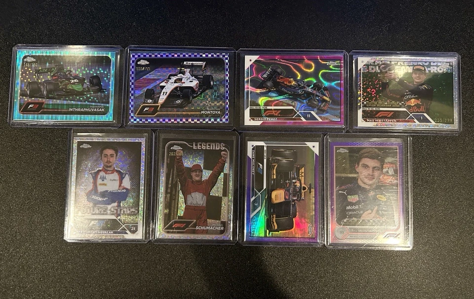 (Lote de 300+) Tarjetas coleccionables Topps cromadas F1 (automáticas, golpes numerados y refractores) Foto 3 de 4